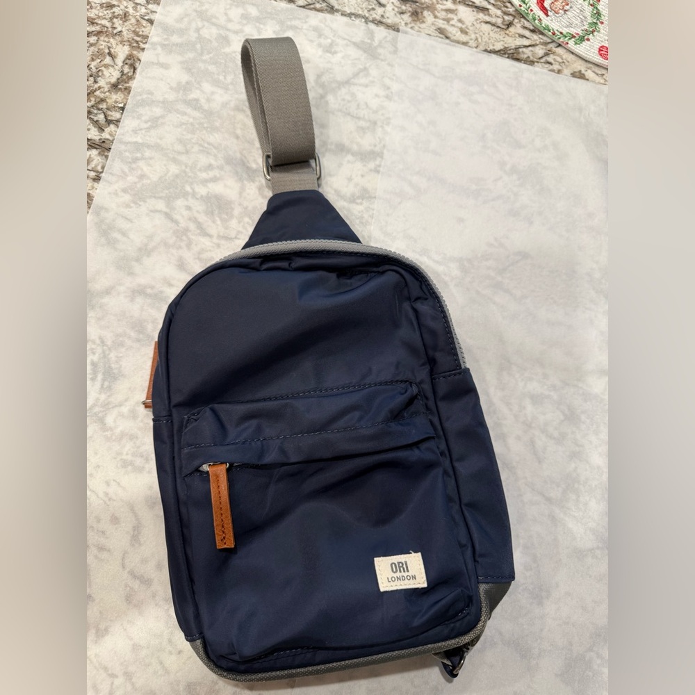 Orion London Dark Blue Belt Bag